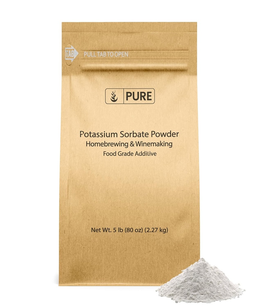 순수한 본래 성분 칼륨 Sorbate (5 lb) Homebrewing & Winemaking, 음식 급료 첨가물 & 보존