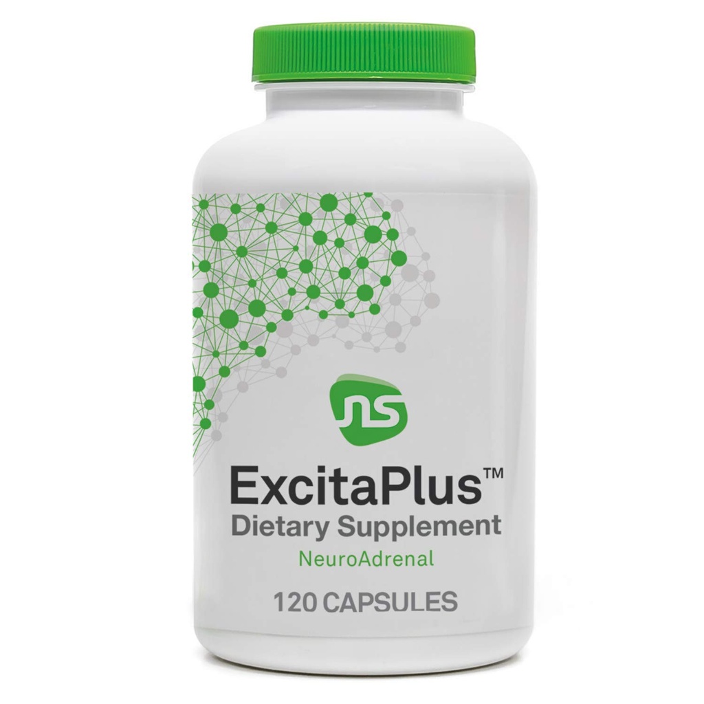 NeuroScience ExcitaPlus - 추가 강도 L-Tyrosine & Rhodiola 에너지와 아드레날린 건강 지원을위한 보충 - 타이어 및 피로 감소 (120 캡슐 / 2 개월 공급)