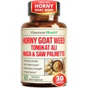 HornyGoatWeed for Men (포장 당 1000mg) – 남성 강화 보충교재 w/마카 뿌리, Tongkat Ali, 톱 팔메 토, Panax Ginseng, Tribulus Terrestris & 에너지, 드라이브 & 힘을 위한 L 아르기닌