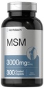 Horbäach MSM 보충교재 | 3000mg | 300의 입히는 모자 | 칼슘을 가진 Methylsulfonylmethane | 채식주의자, 비 GMO, 글루텐 자유로운
