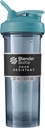 BlenderBottle Shaker Bottle Pro 시리즈 단백질 쉐이크 및 사전 운동, 32-Ounce, Cerulean Blue 완벽