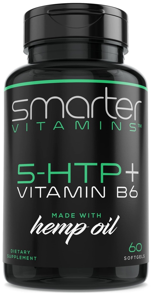 200mg 5-HTP + 비타민 B6, 장시간 시간 방출, 60 softgels의 30의 서빙