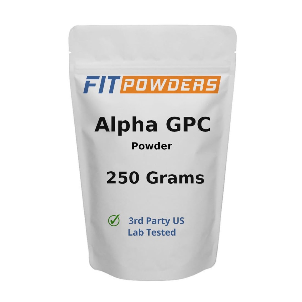 알파 GPC 분말 250 그램, 비 GMO 알파 GPC 보충교재 Choline 분말, 채식주의자, 제3자 시험되는, 전 운동, 기억 및 초점, Scoop와 더불어