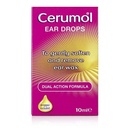 듀얼 액션 이어 드롭, 10ml, Gentle Formulation, 귀 왁스, Softens Earwax, Dropper 포함의 증상 완화