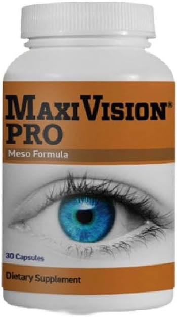 MaxiVision® PRO Meso Formula - Mesozeaxanthin - 루테인 - Zeaxanthin - 30 캡슐, 1 병 (30 캡슐, 30.00, 카운트)