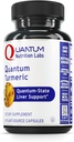 Quantum Nutrition Labs Turmeric - Turmeric 캡슐, Turmeric Curcumin 보충, Liver 지원, 캡슐 당 Curcuma의 500 mg - 60 채식 캡슐