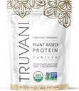 Truvani Vegan Pea Protein Powder | 반라 | 20g 유기농 플랜트 단백질 | 10 인분 | Keto | Gluten & Dairy Free | Low Carb | No Sugar 추가
