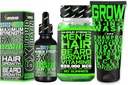 남자를 위한 Beard 성장 장비 w/Grow 11-in-1 머리 성장 샴푸 & 컨디셔너 w/Biotin + Beard 성장 비타민 & 남자를 위한 머리 성장 비타민 + 교원질을 가진 6X 액체 Biotin - 미국에서 공식화하는