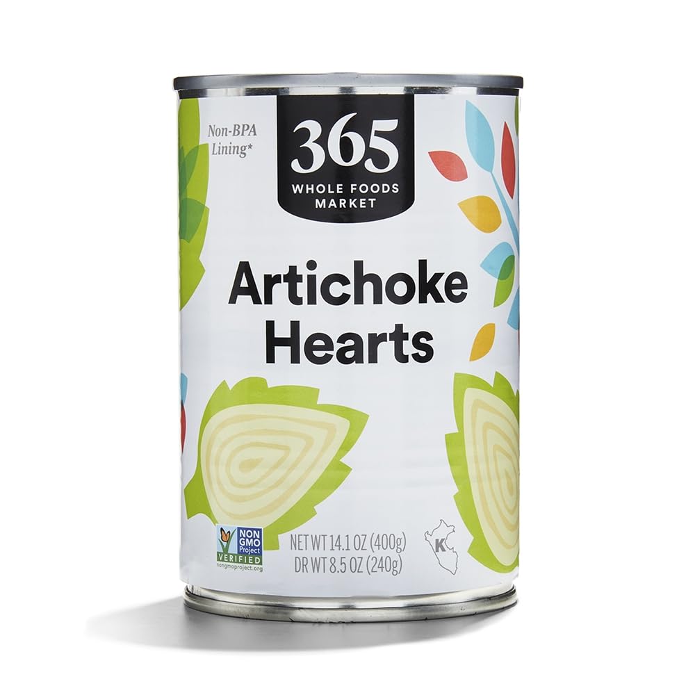 365 전체 음식 시장, Artichoke Hearts, 14.1 Ounce