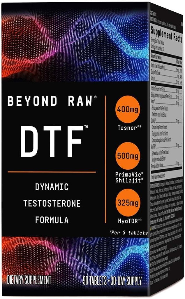 익지않는 DTF의 동적인 테스토스테론 공식, 비 자극제, 90 조사 저쪽에