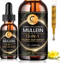 Lung, Mullein 잎 추출물, 최고 집중된 Mullein 액체 Tincture, 비 GMO, 2 FL OZ를 위한 Mullein 하락