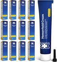 Ever Ready First Aid Hemorrhoid Pain Relief Ointment - Itch, Swelling 및 최대 강도 통증 완화, 튜브 당 2 온스 (57g) - 12 팩