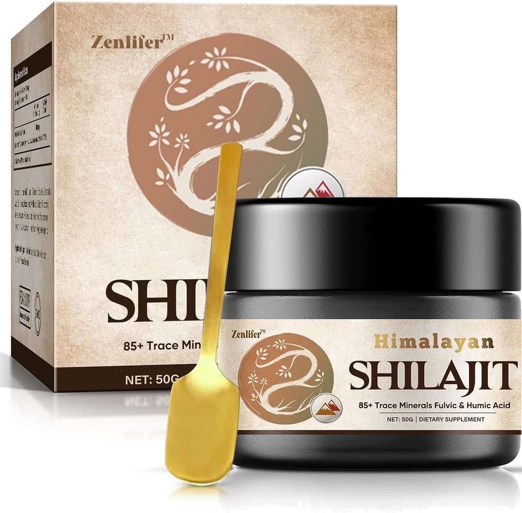 Shilajit 순수한 Himalayan 유기 Shilajit 수지, 순수한 자연적인 유기 Shilajit 보충교재 수지 85+ Trace 무기물 & 에너지, 면역성이 있는 지원을 위한 Fulvic 산