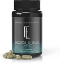 Enchanted Living Spirulina 캡슐 - 90 x 500 mg, 고순도 식물 기반 Superfood, 보충제, 비 GMO 야채 셀루로스 비건 친화적 인 캡슐