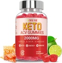 Keto Acv Gummies - Apple Cider Vinegar Gummies Diet Supplement for Men Women - 석류 양초 주스 분말 - 60 Vegan