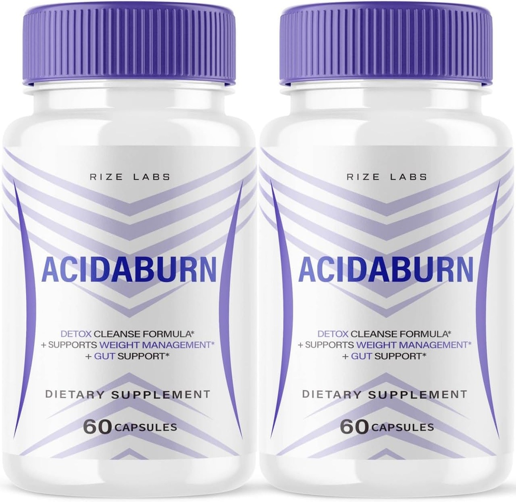 (2 팩) Acidaburn 캡슐, Acidaburn Advanced Pill for Healthy Weight Loss, Acidaburn Active Lifestyle for Better Life, Acidaburn Max Strength Formula, Acidaburn 리뷰 (120 캡슐)