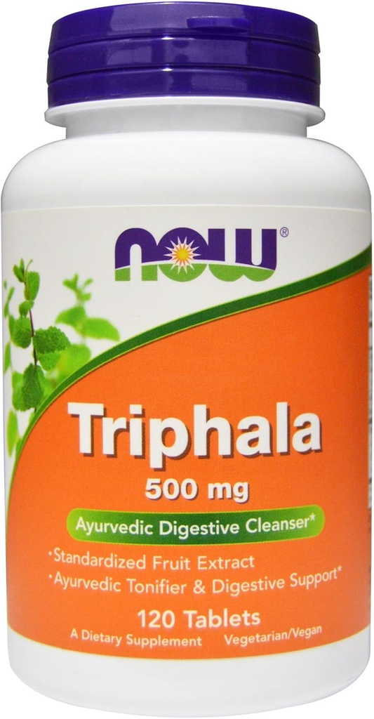NOW Triphala, 500 mg, 120 정제 (팩 2)