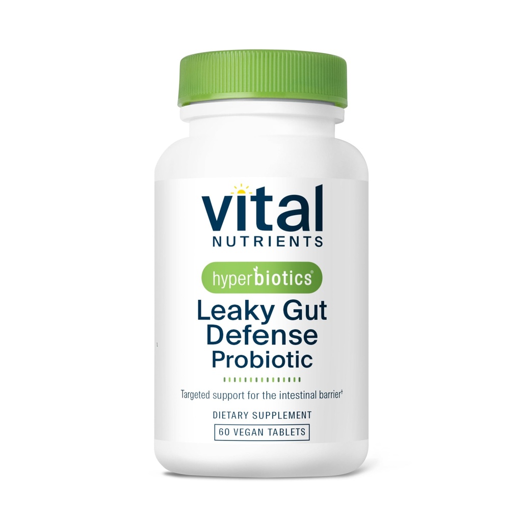 Hyperbiotics Vital Nutrients Leaky Gut Repair Supplement Probiotic | 과학 Backed Formula Strengthens Intestinal Barrier and Gut Health * | 소화 장애 감소 | 60 Vegan Count