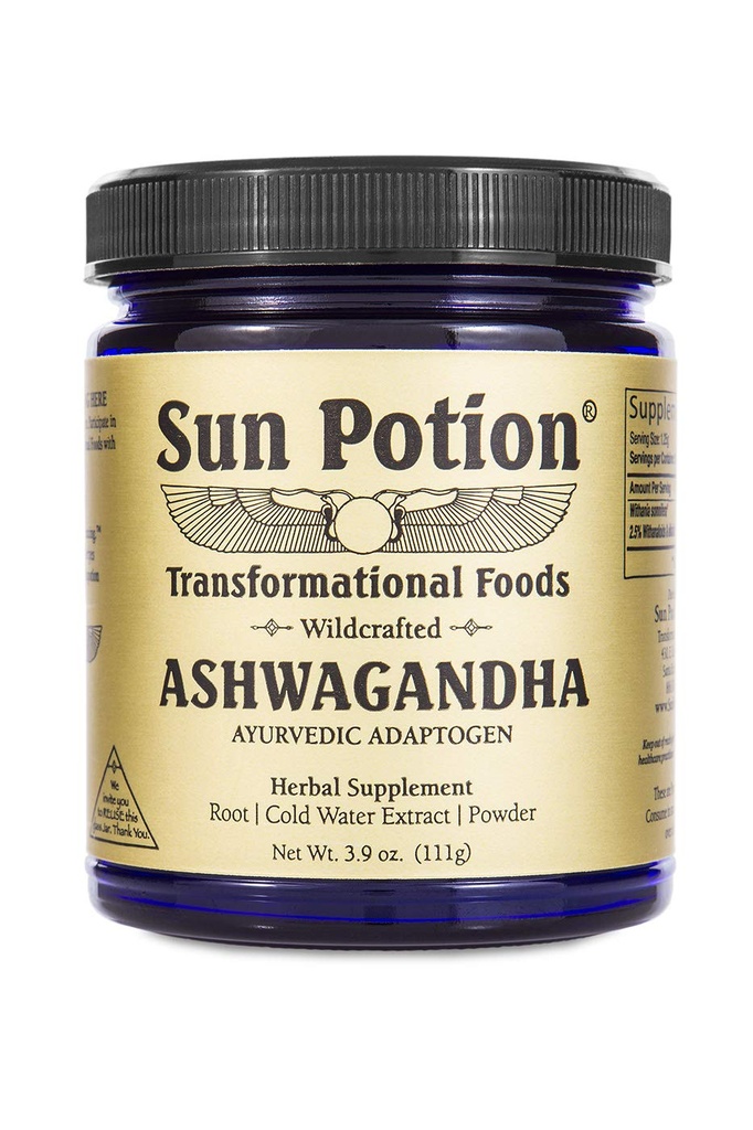 Sun Potion Ashwagandha (Wildcrafted) | 111 그램 | 88 서빙