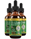 VitaLiver - Liver Health Supplement - 지원 Liver Cleanse & Detox - 흡수를위한 액체 배달 - 우유 이틀, Artichoke, Chanca Piedra, Dandelion & More!
