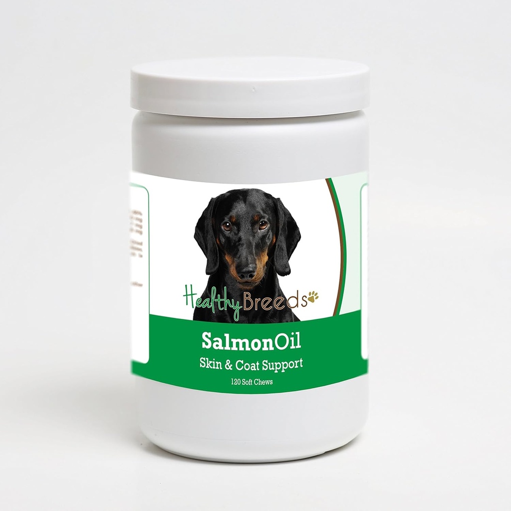 건강한 Breeds Dachshund 연어 기름 연약한 Chews 120 조사