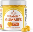 성인, 비타민 D3 거미, 뼈와 면역 체계 지원, 레몬 맛, 30 조사를 위한 비타민 D Gummies에 의하여 Calm