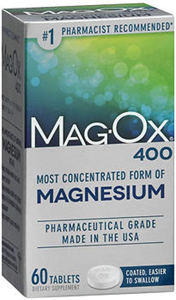 Mag-Ox 400 마그네슘, 정제 60 각 (3의 팩)