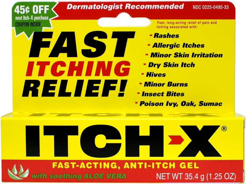 788802 관 반대로 Itch Itch X 젤 1.25oz Ascher, B.F. &에 의하여 1개 단위의 양.