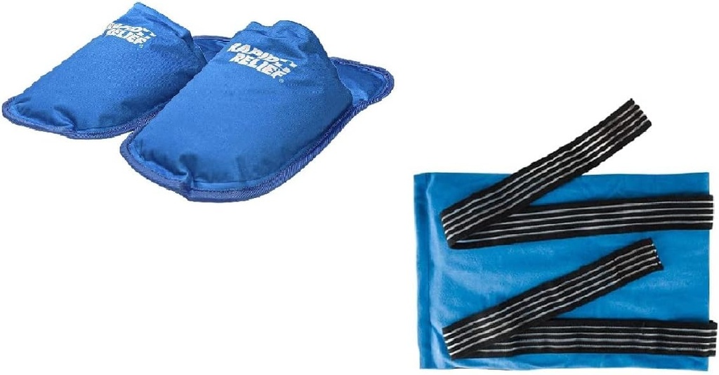 급속한 기복 임신 뭉치 뜨겁고 찬 치료 슬리퍼 (1) & Deluxe Reusable 뜨겁고 찬 압착 (1)