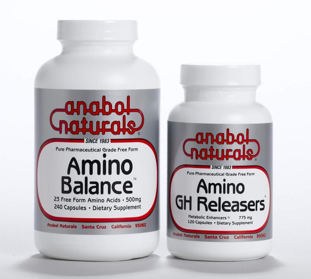 Physique Stack–Amino Balance 240 캡은 BCAA와 EAA의 근육 회복을위한 무료 양식 공식을 완료합니다. Amino GHReleasers 120는 Lean 근육 성장을 위한 L 아르기닌과 L 글루타민을 가진 전 운동을 전합니다