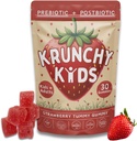유기 Prebiotic & Postbiotic 아이와 성인, Allulose, Sugar Free, Fermented Strawberry, 지원 Gut 건강, 염료 무료