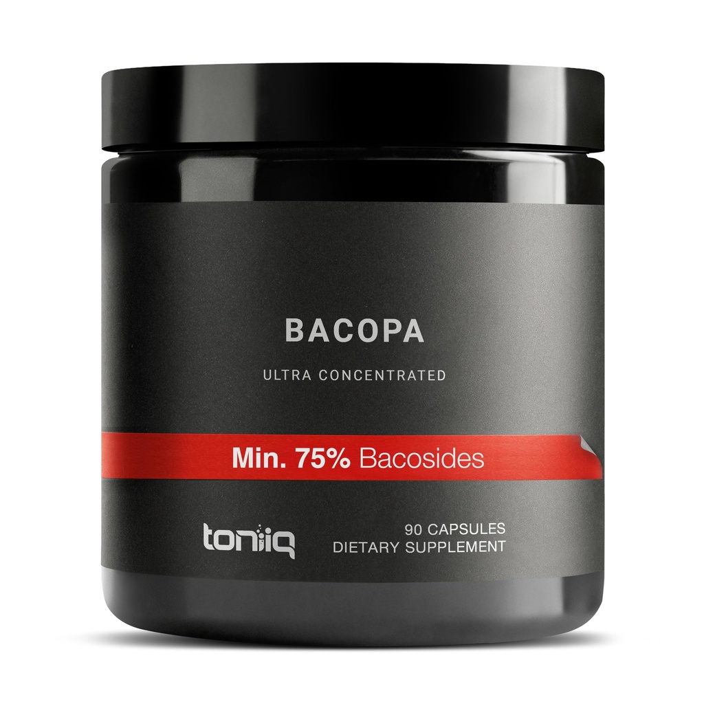Bacopa - 매우 높은 효능 45 : 75 % Bacosides 추출물 - 고농도 - 제 3 부 실험실 테스트 - 90 캡슐