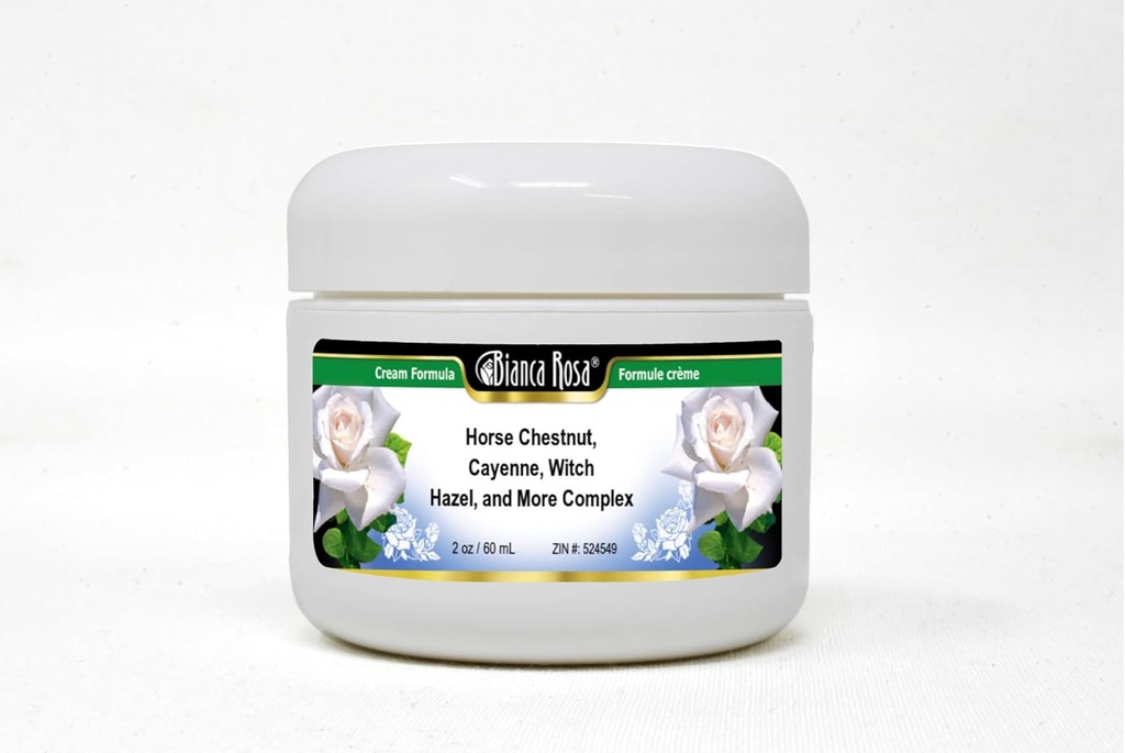 Bianca Rosa Horse Chestnut, Cayenne, Witch Hazel 및 더 복잡한 크림 (2 oz, ZIN : 524549) - 2 팩