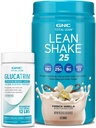 GNC Total Lean GlucaTrim - 120 캡슐 (60 인분) + GNC Total Lean | Lean Shake 25 Protein Powder | High-Protein Meal Replacement Shake | 프랑스어 바닐라 | 16 인분