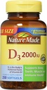 Nm Vit D 2000iu 크기 250ct 성격은 비타민 D 2000iu 250ct를 만들었습니다