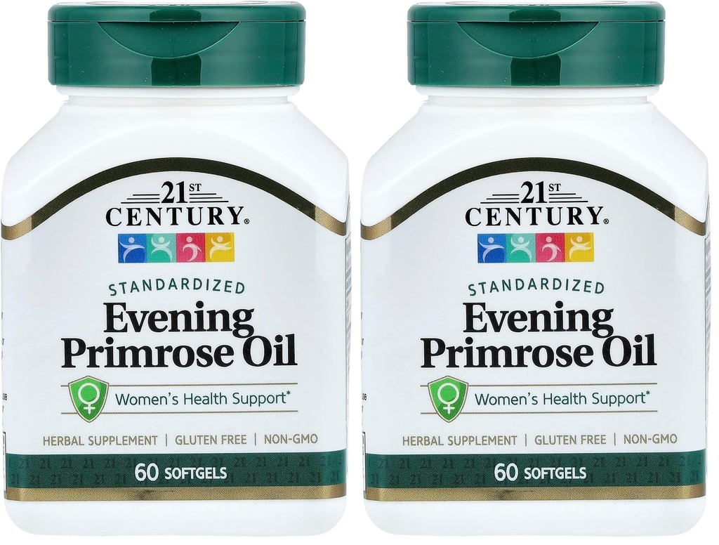 21 세기 저녁 Primrose 오일 Softgels, 60 개 (팩 2)