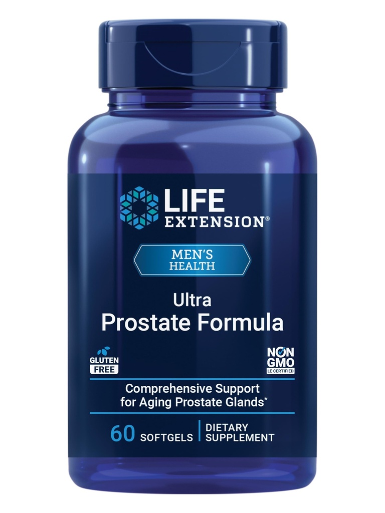 생활 연장 Ultra Prostate 공식은, 남자, pygeum를 위한 Palmetto, 빙하 뿌리, lycopene, 전립선 건강, Urination 교류, PSA, 비 GMO, 글루텐 자유로운, 60 softgels를 보았습니다