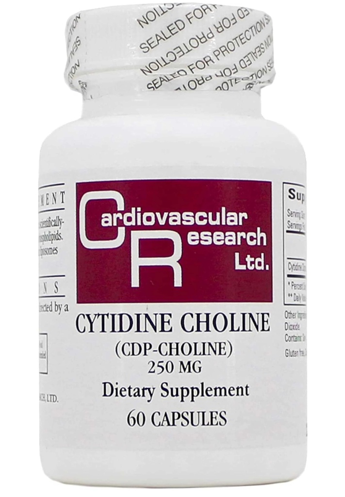 생태 공식 - Cytidine Choline 250 mg 60 모자 [건강하고 아름다움]