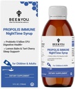 꿀벌과 당신은 Probiotic, 비타민 C 및 Elderberry와 함께 프로 폴리스 야간 시럽 - 성인 & 아이를위한 Gentle 공식, 5 Fl Oz