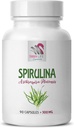파란색 spirulina 캡슐 - spirulina 파란색 - SPIRUILINA 500MG - spirulina 정제 - spirulina 및 chlorella 분말 유기, Spirulina 초본 보충 교재, 에너지 비트 spirulina 염소 정제 1bottle