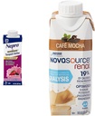 19g Protein, 420 Calories, 혼합 Berry, 24 카운트 및 NOVASOURCE 475 칼로리, 22g Protein, Mocha, 24 카운트를 가진 당뇨병 환자를 위한 Nepro 영양 셰이크