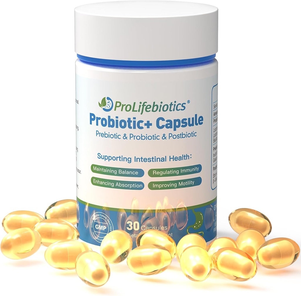 Gut와 소화 건강을 위한 3에서 1 Probiotics, 면역 지원, 보충교재 지원 Occasional 변비, Diarrhea, 가스, bloating, Delayed-Released 위협에 디자인해, 30 Vegan 캡슐