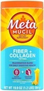 Metamucil 섬유 + 교원질 펩티드 분말 - 오렌지 - 19.9oz