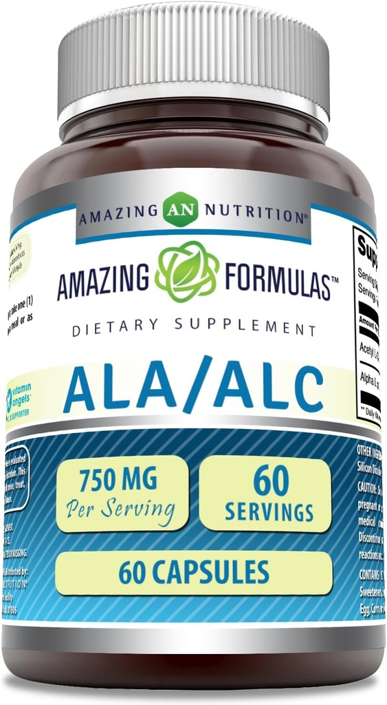 놀라운 영양 Ala/ALC 750 Mg 60 조사