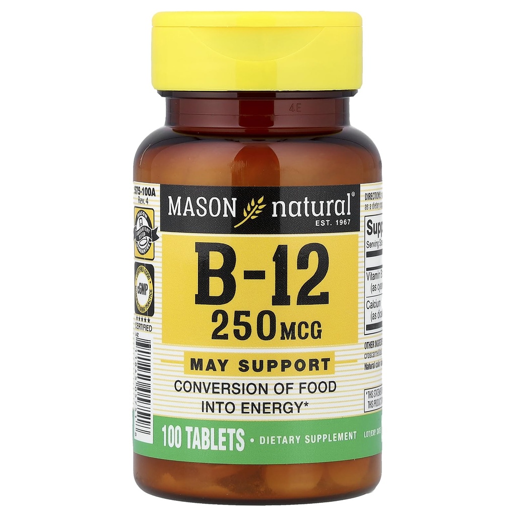 Mason 비타민 Mason B 12 250mcg 정제