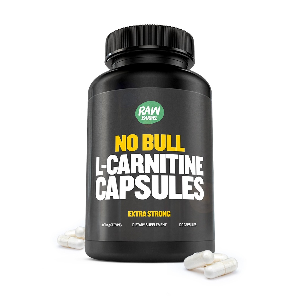 "No Bull"L-Carnitine 보충, 순수한 Keto-Friendly L-Carnitine L-Tartrate 캡슐을 위한 개량한 인지 기능 & 여성과 남자를 위한 초점, L Carnitine 캡슐, 500mg