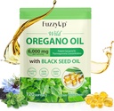 Oregano 기름 캡슐, 까만씨 기름 200mg를 가진 Oregano의 1 6000mg 기름, Oregano Softgels 120 조사의 기름, 유기 Oregano 기름 캡슐, 면역성이 있는 지원, 비 GMO, 낙농장 자유로운, 글루텐 자유로운