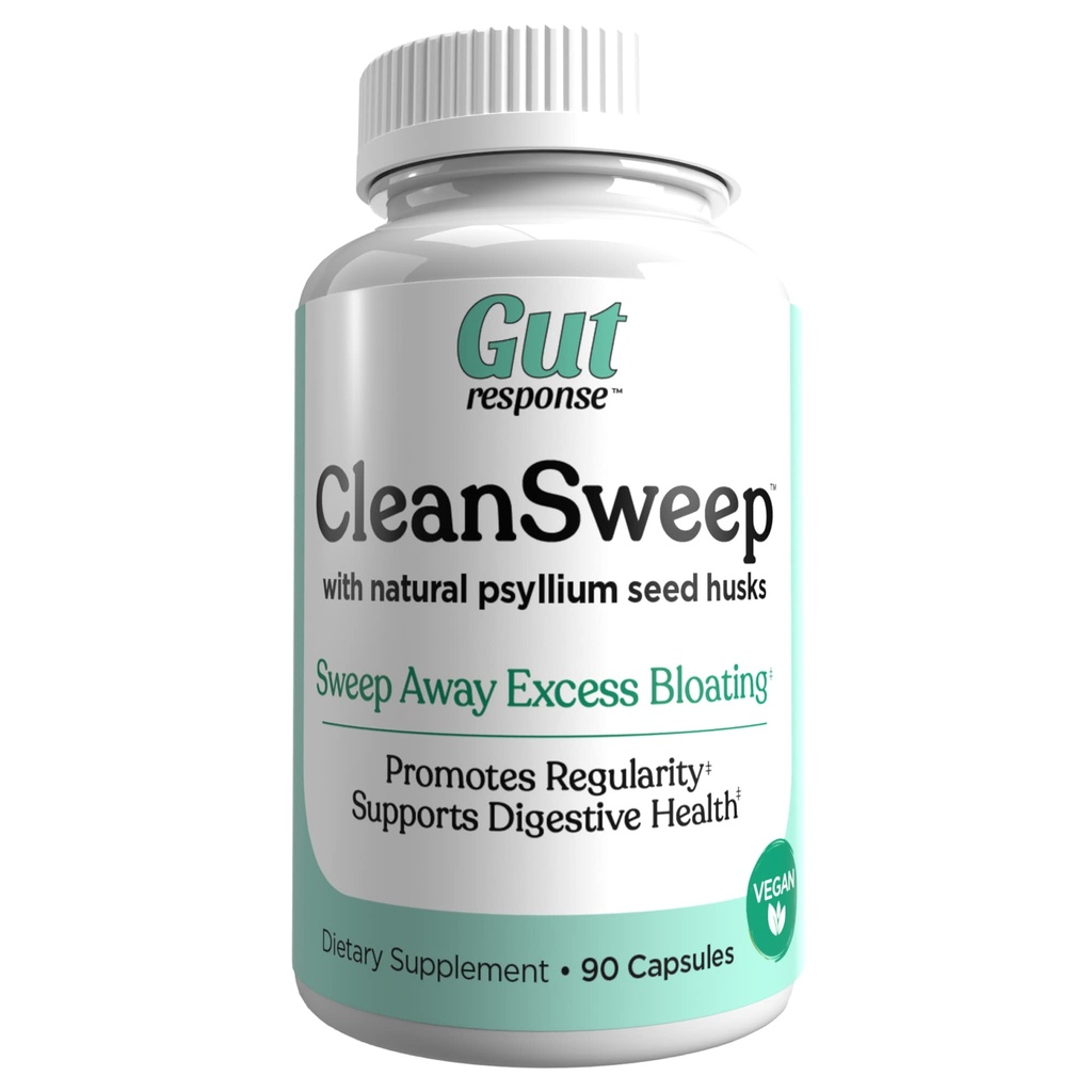 CleanSweep 캡슐, 건강한 Bowel 운동, 소화 건강 지원, 일반 촉진, 자연 심리학 씨앗 Husk, 매일 섬유 보충, 90 캡슐, 90 서빙