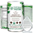 Natural Nutra Organic Vegan Plant 기반 Soy Protein Source Powder, 지원 Midlife Transition, 지원 뼈와 심장 혈관 건강 개선, 글루텐 무료, 비 GMO, 설탕 무료 14.4 OZ.