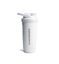 Smartshake 강화 스테인레스 스틸 단백질 셰이커 병 - 비 절연 Unisex 체육관 병 | 금속 셰이커 병 - 900 ml | 30 oz - 누설 나사 - 뚜껑 - DEHP & BPA 무료 (흰색)